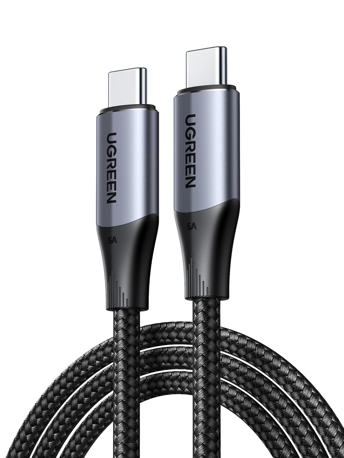 Nothing ear 2024 ブラック UGREENのAtoCケーブル付き UGREEN USB C ケーブル 240W/5A USB 3.2 Gen 2対応 1M
